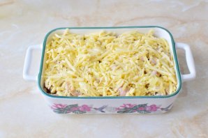 Мясо по-французски с курицей - фото шаг 8