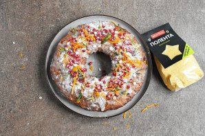 Апельсиновый кекс с полентой "Bravolli" - фото шаг 10