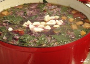 Суп из красной капусты - фото шаг 8