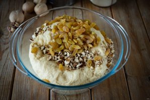 Кулич с орехами - фото шаг 17