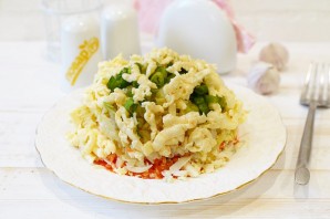 Овощной салат с яйцом - фото шаг 11