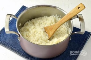 Запеканка из риса, ветчины и сыра - фото шаг 1