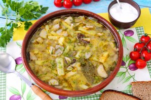 Суп из белых грибов замороженных - фото шаг 12