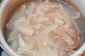 Кальмары по-китайски с имбирем и сельдереем - фото шаг 3