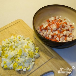 Салат из мяса краба - фото шаг 4