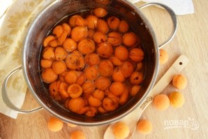 Варенье из абрикосов без косточек "Пятиминутка" - фото шаг 3