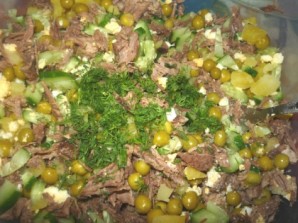Мясной салат с говядиной - фото шаг 5