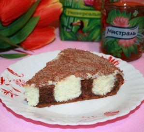 Шоколадный торт с творожно-кокосовыми шариками - фото шаг 10