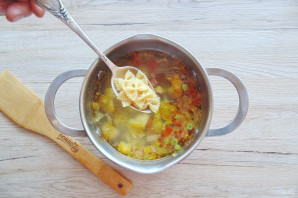 Суп с брюссельской капустой и брокколи - фото шаг 8