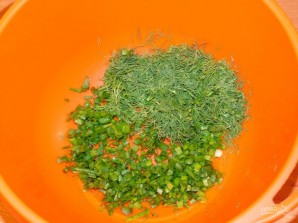 Зеленый салат со щавелем - фото шаг 2
