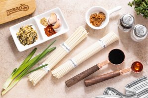 Лапша с соусом мисо - фото шаг 1