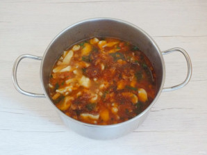Узбекский суп с клёцками - фото шаг 15