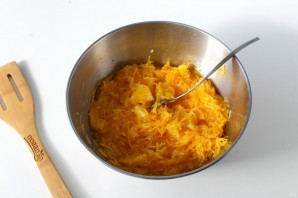 Насыпной пирог с тыквой и апельсином - фото шаг 3