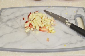 Салат с яйцом и яблоком - фото шаг 4