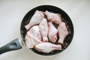 Курица в кисло-сладком луковом соусе - фото шаг 6