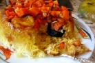 Плов с тыквой и сухофруктами