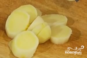 Рецепт Картошка с копчеными ребрышками