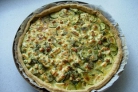 Пирог с цуккини, сыром Фета и мятой