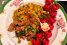 Говядина с кабачками