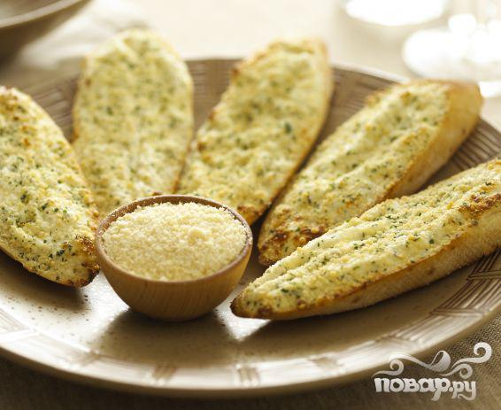 Рецепт Чесночные хлебцы с сыром