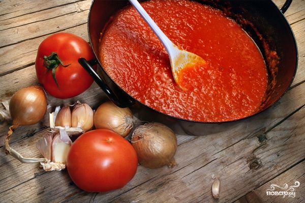 Рецепт Домашний томатный соус на зиму