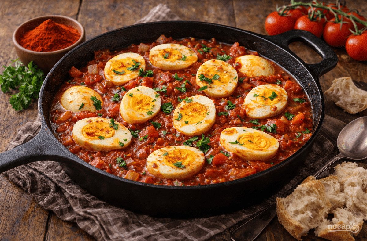 Перкельт из яиц