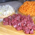 Рецепт Говядина с морковью и черносливом