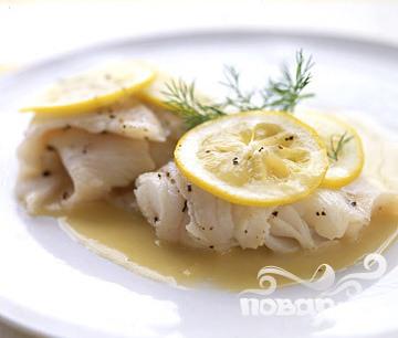 Рецепт Рыба с лимонным соусом