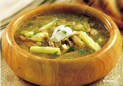 Рецепт Суп с груздями