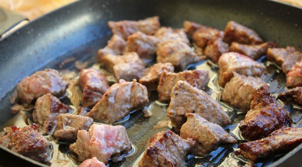 Рецепт Поджарка из говядины