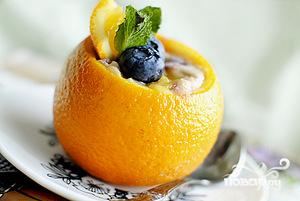 Рецепт Апельсиново-голубичное суфле