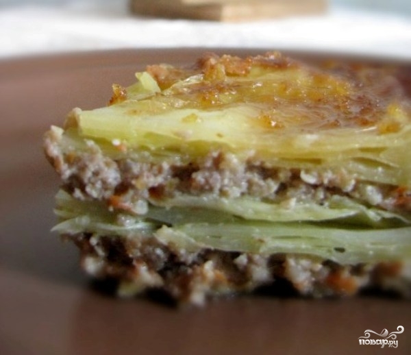 Рецепт Мусака с капустой