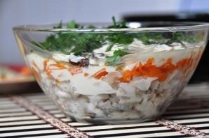 Салат из минтая