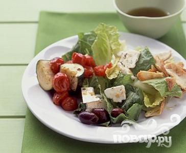 Рецепт Греческий салат с цуккини и помидорами