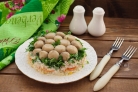 Салат Грибная полянка с курицей