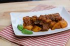 Тушеная картошка с мясом