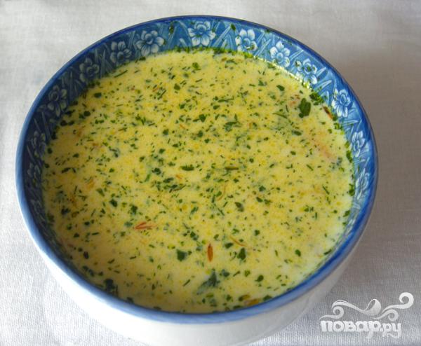 Рецепт Сырный суп с курицей