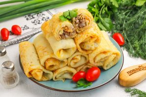 Фаршированные блинчики