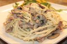 Макароны "Карбонара" со сливками