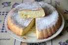 Заливной пирог с творогом