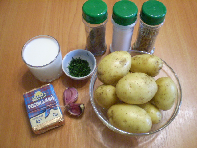 Рецепт Картофель под сырным соусом