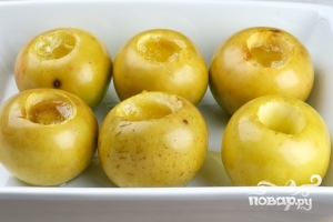 Печеные яблоки в микроволновке рецепт с фото