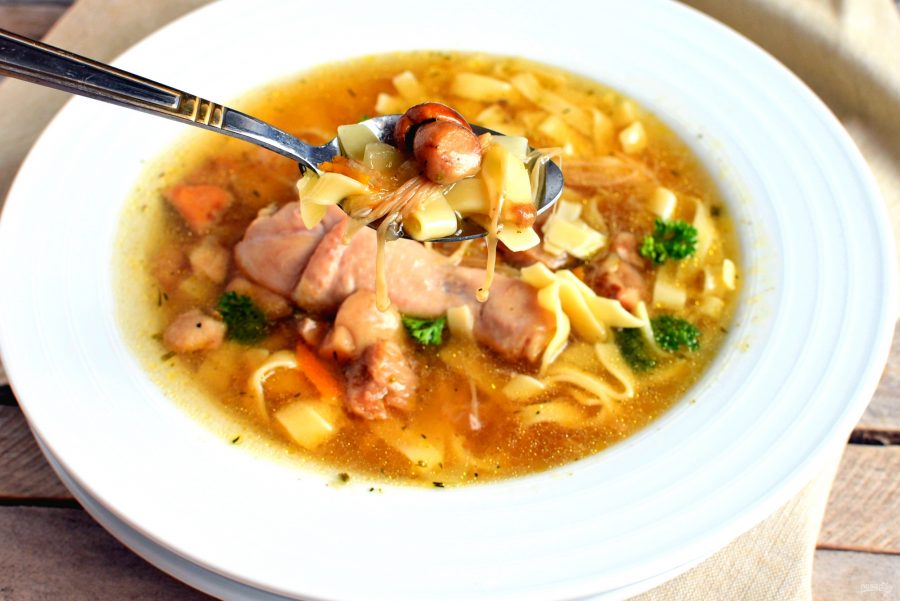 Суп с плавленным сыром и курицей и грибами рецепт с фото