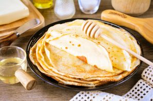 Блины на молоке (простой рецепт)