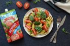 Теплый салат из овощей с кетчупом Махеевъ