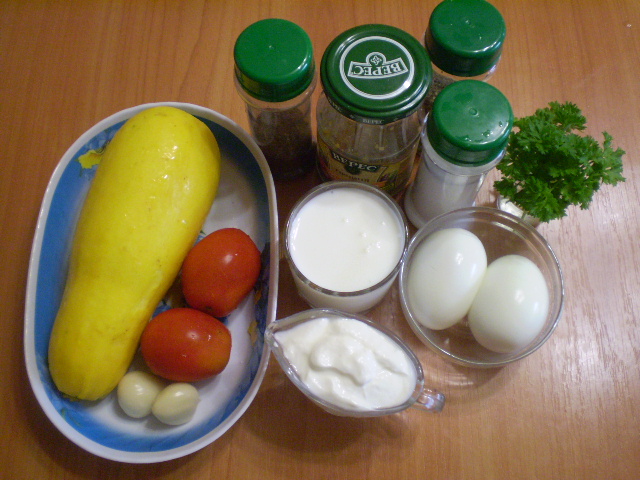 Рецепт Кабачки, запеченные под соусом