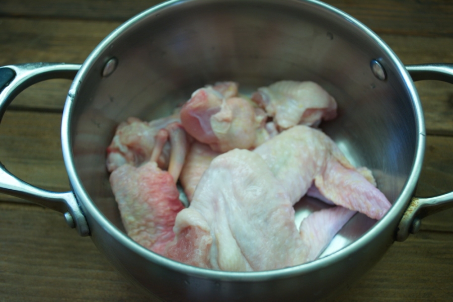 Рецепт Гороховый суп с куриными крыльями