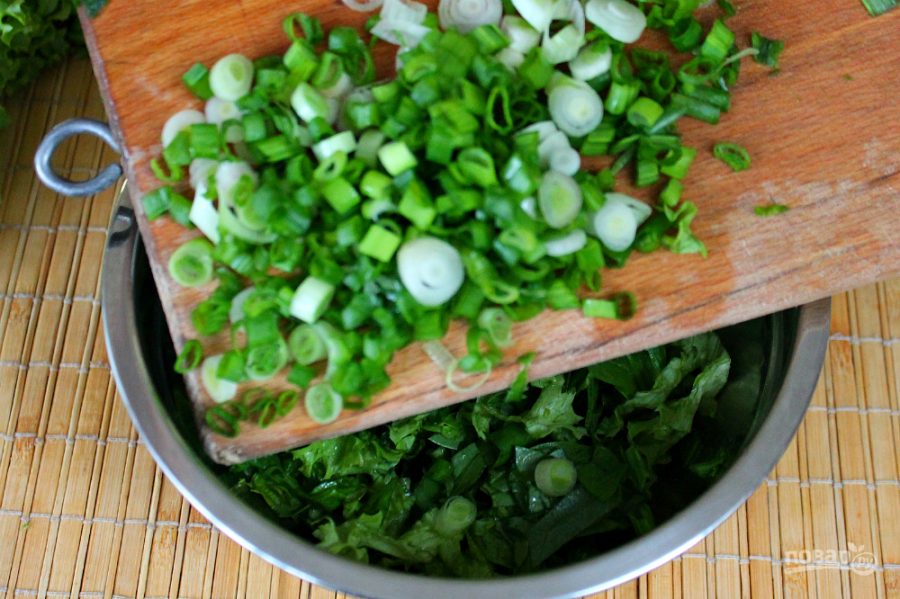Салат "Молодо-зелено"