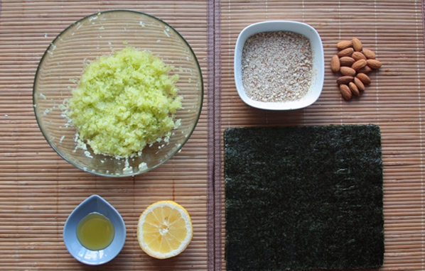 Рецепт Cыроедческие суши