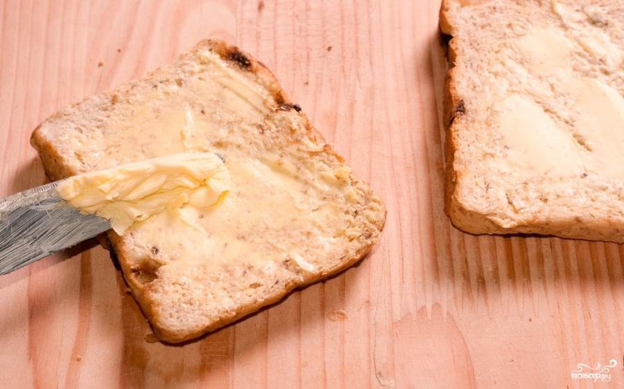 Хлеб с маслом рецепт